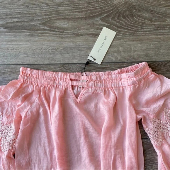 MWT Dance & Marvel Breezy Off Shoulder Babydoll Mini Dress - Picture 5 of 11